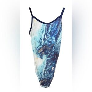 Blue Pattern Salute Leotard (AL)
